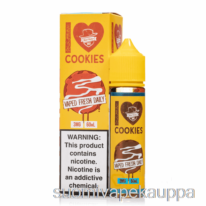 Vape Netistä I Love Cookies - Mad Hatter Juice - 60ml 6mg